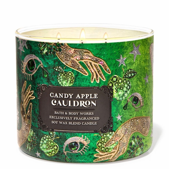 CANDY APPLE CAULDRON 3-Wick Candle - Picture 3 of 5